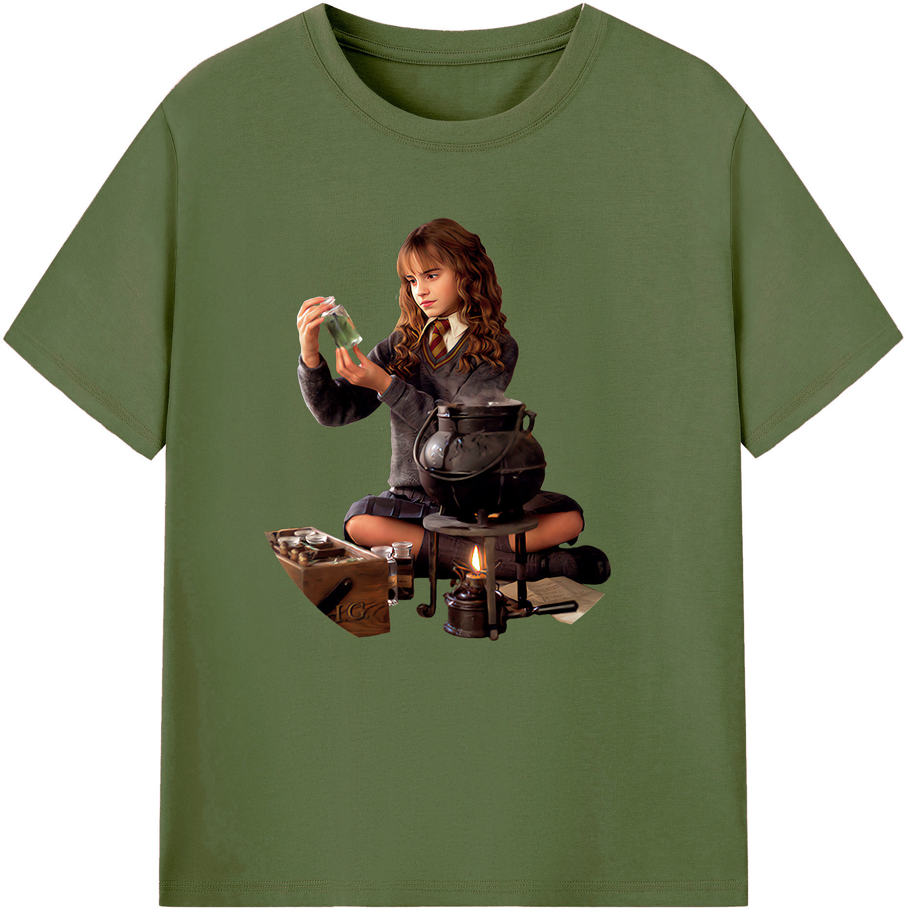 （画像用） Harry Potter ハリー・ポッターシリーズ 綿100％半袖Tシャツ（フロントプリント）
